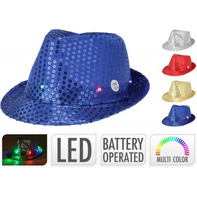 CAPPELLO PARTY C/PAILLETTES E LED 4ASS